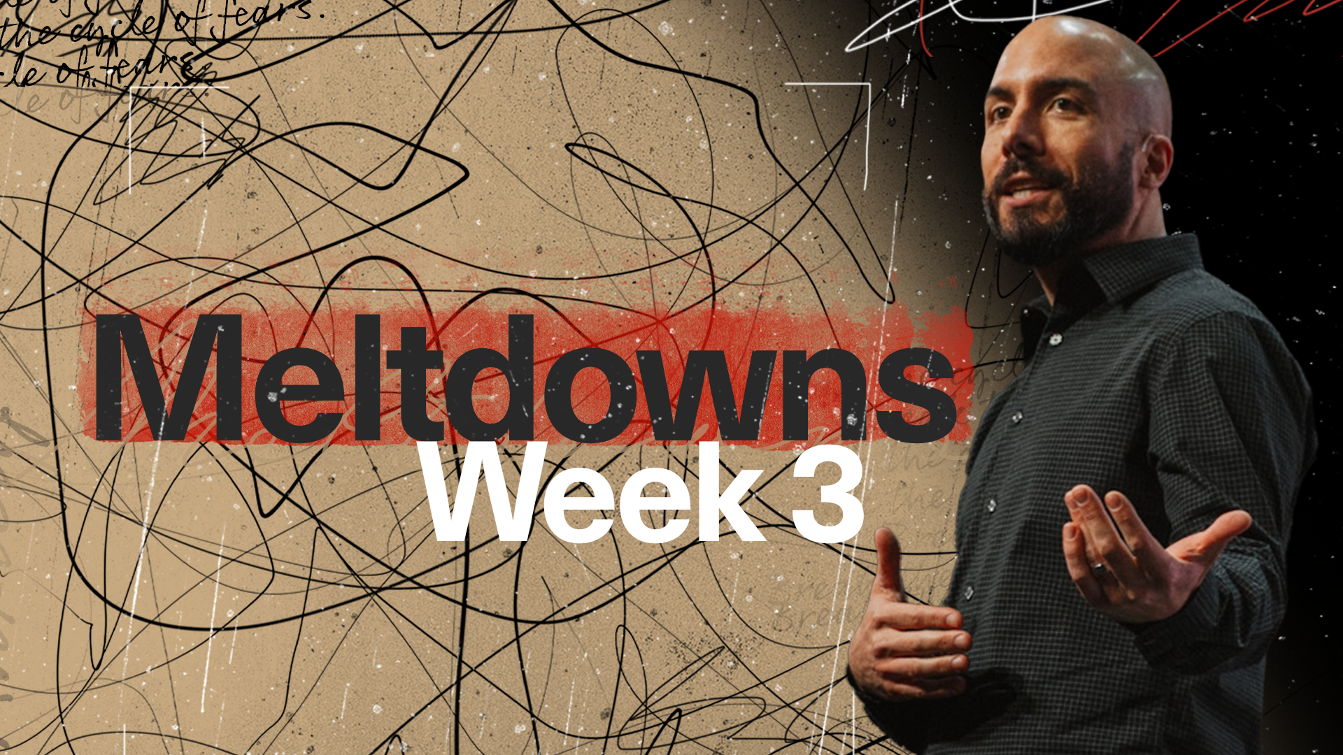 Man presenting on meltdowns during week three