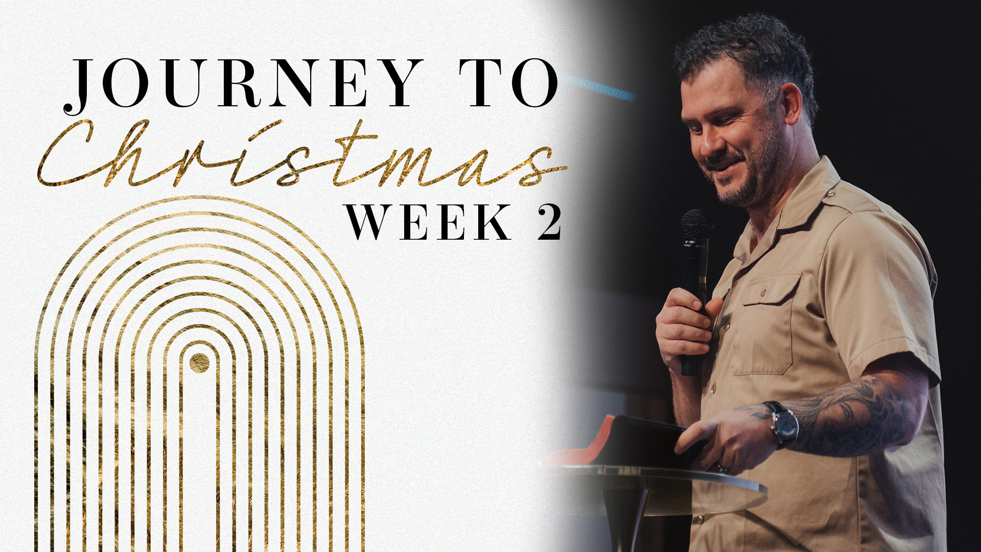 "Journey to Christmas Week Two presentation speaker"