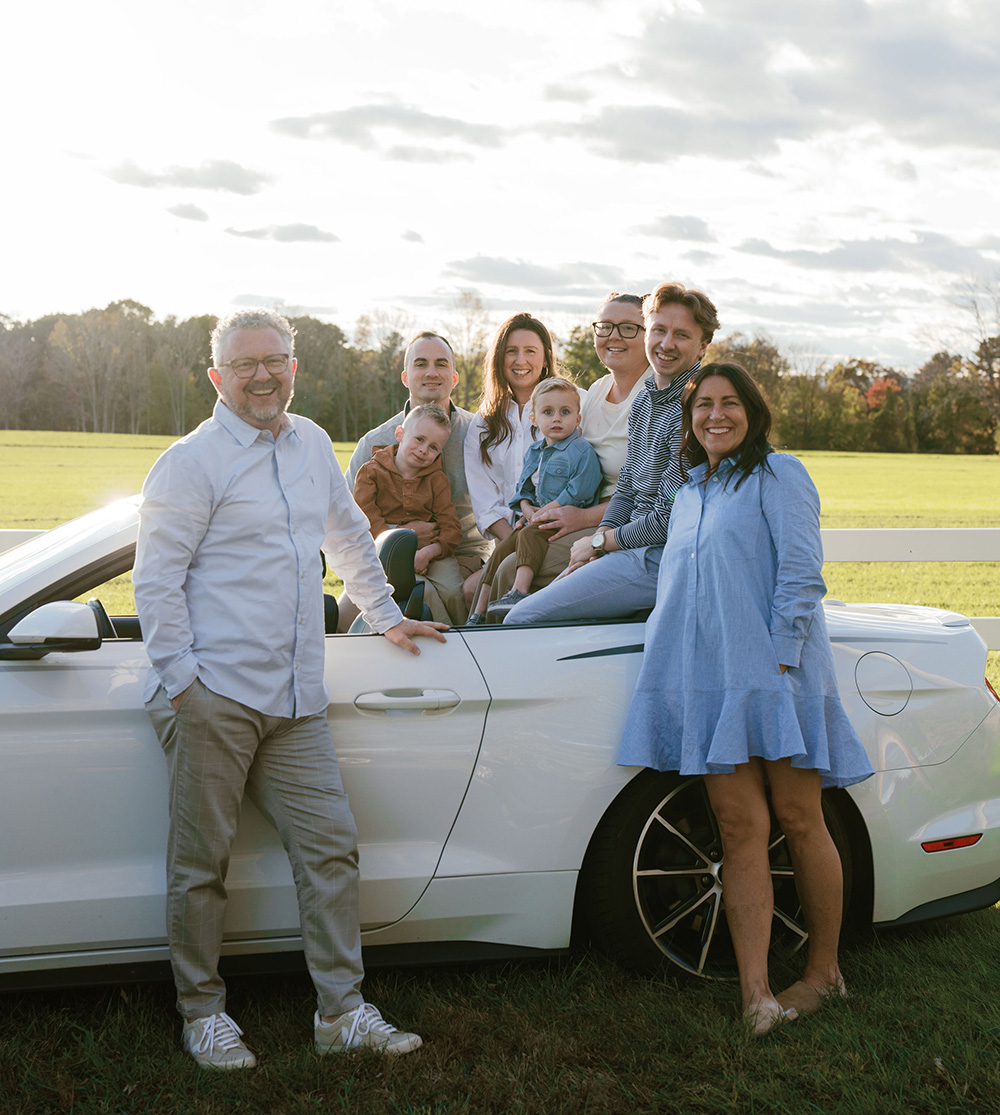 David and Ginelle Payne and family